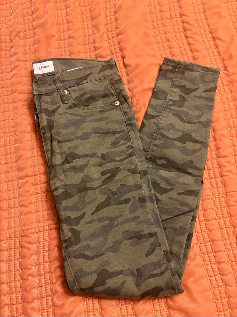 Hudson Jeans Women’s Camo Skinny Jeans - Olive/Camo